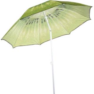 👉 Parasol 2Camp Verstelbare strandparasol / met Kiwi print - 190 cm 8719817683185