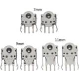 Decoder 2Pcs ALPS Mouse Encoder 7mm 9mm 11mm Highly Accurate for Wheel 7XED