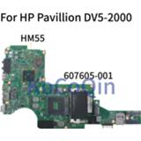 👉 Moederbord KoCoQin laptop Motherboard For HP Pavillion DV5 DV5-2000 HM55 Mainboard 607605-001 607605-501 DDR3