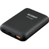 👉 Powerbank zwart VOLTCRAFT Inductie 3 A WPB-10000 VC-11015280 10000 mAh Uitgangen USB, USB-C bus, Qi-standaard Black 4064161001357