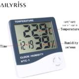 Weerstation Portable Digital Temperature Humidity Meter Eyelash Extension Electronic LCD Lashes Weather Station Clock