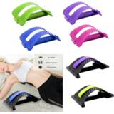 Massager Stretch Equipment Back Magic Stretcher Fitness Lumbar Support Massage Relaxation Spine Pain Relief random color