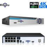 👉 Hiseeu 4K 8CH POE NVR ONVIF H.265 3.5mm Audio Out Surveillance Security Video Recorder for POE IP Camera (1080P/4MP/5MP/8MP/4K)