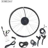 👉 Ebike SOMEDAY Electric Bicycle 24V 250W Conversion Kit front hub Motor 16-28/29 inch 700c wheel with LED900S Display E-bike