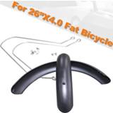 👉 Bike 26“ 4.0 fat tire Mudguard Fender Set for Snow Beach Cycling Bicycle MTB Demolition Fenders