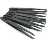👉 8pcs Anti-static Carbon fiber Electronic Tweezers Kit ESD Plastic Forceps PCB Repair Hand Tools Set