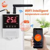 👉 Thermostaat AC 110V 220V DTC2201 Wireless WiFi Temperature Controller Thermostat DS18B20 Sensor Digital Display APP Control for Smart Home