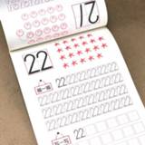 👉 Copybook kinderen baby's 3-6years Kids Learning 1-100 Number Painting Practice Art Book Baby For Calligraphy Handwriting Chidlren Education Toys