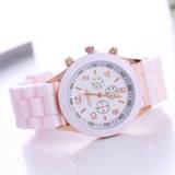 👉 Watch silicone jelly meisjes Luxury Brand Children Strap Round Watches Girl Dress Quartz Wrist Relogio Feminino C079