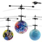 Mini drone kinderen Smart Induction Flying Ball Rc Helicopter Children's LED Luminous Vehicle Toy Remote Control Kids Gift