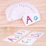 Compact Flash geheugen kinderen 26 Letter English Card Montesori Educativo Montessori materials Kids Early Learning Educational Toy For Children Gift NEW
