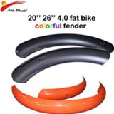 👉 Bike plastic 20'' 26''x4.0 Mud Guards Fender for fat tire Snow Beach Bicycle Mudguards Set Fenders Protector