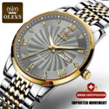 👉 Watch steel OLEVS Men Mechanical Top Brand Luxury Automatic Sport Stainless Waterproof relogio masculino 6530
