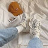 👉 Shoe vrouwen Ins popular reflect light old daddy shoes woman harajuku ulzzang joker base wind sneakers for female casual streetwear