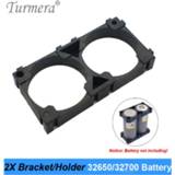 👉 Battery pack plastic Turmera 32650 32700 2x Bracket Cell Safety Anti Vibration Brackets For 10pieces