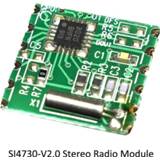 Draagbare radio SI4730-V2.0 FM Module SI4730 Stereo