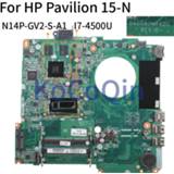 👉 Moederbord DA0U82MB6D0 Laptop motherboard For HP Pavilion 15-N 15-n005TX 15'6 Mainboard SR16Z I7-4500U N14P-GV2-S-A1