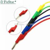 Multimeter silicone 1pcs Double Ended Stackable 4MM Banana Plug Male Jack high Voltage Wire Test Cable Lead Cord 1M