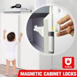 👉 Locker baby's kinderen 10 locks+2keys Magnetic Child Lock Baby Safety Cabinet Door Kids Drawer Security Cupboard Invisible Locks