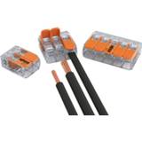 👉 F-connector Wire Conectors 221-412 221-413 221-415 Lever Nuts-3 New style compact Splicing Connectors Quick Disconnect