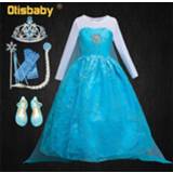 Dress meisjes Snow Queen Halloween Carnival Elsa Costume Child Girls Children's Party Infant Long Tail Fancy Christmas Outfit