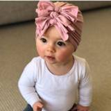 👉 Beanie baby's meisjes kinderen New Winter Autumn Baby Girls Hat Bow Cotton Knitted Knot Warm Children Kids Newbworn Bonnet Cap Cute Headwear