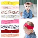 👉 Haarband baby's meisjes kinderen 3PCS/SET Flower Print Baby Headband Dot Bowknot Girl Headbands Cotton Kids Hair Band Girls Accessories