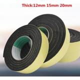 👉 Rubbertape zwart EVA foam 12MM 15MM 20MM Thick Strong adhesion black sponge rubber tape anti-collision seal strip