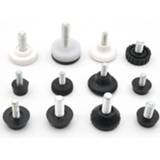 👉 10pcs! Height Adjustable Leveling Chair Leg Feet Furniture Mat Screw-in Base Sofa Bed Cabinet Table Floor Protector M10 M8 M6