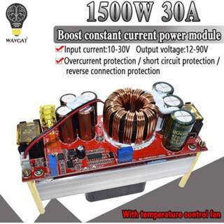 👉 Power supply DC-DC 1500W 30A Voltage Step Up Converter Boost CC CV Module Constant Current 10-60V to 12-97V