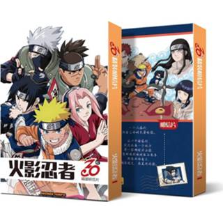 👉 Postkaart 30pcs Anime Cards Naruto Postcard Greeting Card Message Christmas Gift Toys for Children