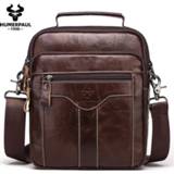 👉 Schoudertas leather large mannen 2020 Famous Brand New Man's Crossbody Shoulder Bag Multi-function Men Handbags Capacity Coffee For Man Travel