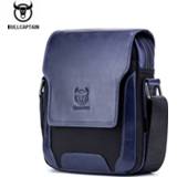 👉 BULLCAPTAIN Man Messenger Bag Men Genuine Leather Shoulder Bags Business Crossbody Casual Bag Famous Brand male Handbag bags