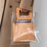 👉 Schoudertas transparent PVC jelly vrouwen Clear Women's Bag Shoulder Bags 2020 Summer Beach Hand Casual Shopping Handbags Purse bolsas de mujer