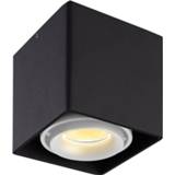 👉 Aluminium warm wit zwart a+ CE Dimbare LED opbouw plafondspot Esto Zwart/Wit kantelbaar 5W 3000K 7439628514584