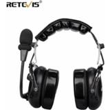 👉 Headphone 2 Pin Binaural Noise Reduction Aviation Walkie Talkie Headset For Kenwood Baofeng UV-5R Retevis