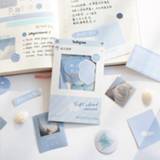 👉 Kladblok 40 sheets Breeze transit series Sticker Pack Creative Fresh journal DIY Decoration Cute Diary scrapbook stickers kawaii