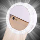 Lens Selfie LED Ring Flash Light Portable Mobile Phone 36 LEDS Lamp Luminous Macro Fill HD For Iphone