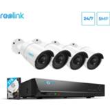 👉 Video surveillance kit Reolink 4MP 5MP Camera System 8ch PoE NVR&4 IP Cameras Bullet Outdoor HD 2TB HDD RLK8-410B4