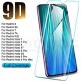 Screenprotector 9D Tempered Full Cover Glass For Xiaomi Redmi Note 7 8 9 Pro 8T 9S Screen Protector 7A 8A K30 Safety Film Case