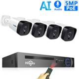 👉 Hiseeu 8CH 5MP POE NVR Kit H.265 Security Camera System Audio Record AI IP Camera Outdoor Waterproof P2P Video Surveillance Set