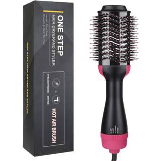 👉 Straightener Hair Dryer Brush One Step Hot Air and Volumizer Blow Curler Curling Iron Styler Comb Secador De Cabelo