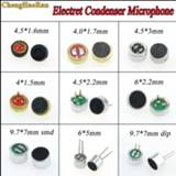 Microphone 1PCS 9.7mm x 7mm/6x5 mm/6 2.2 mm/4.5*2.2 mm/4*1.5mm/4.5*1.6mm/4*1.7mm 2 Pin MIC Capsule Electret Condenser dip smd