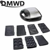 👉 Oven Multifunction Electric Waffle Maker Doughnut Sandwich Machine Walnut Cake Toaster BBQ Grill Non-Stick 7 Optional Baking Pan