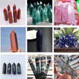 Obelisk 1PCS Natural Crystal Point Energy Column Hand Polished Very Beautiful Gemstone Specimens Minerals DIY Gift Decoration