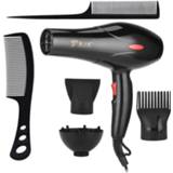 👉 Diffuser 2200W Negative Ion Hair Dryer Household Dryers Fan Nozzles Comb Salon Mini Travel Portable Blow Drying Machine