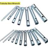 👉 Bougie spanner steel 7PC/10PC 8-19mm 6-22mm Metric Tubular Box Wrench Set Tube Bar Spark-Plug for Automotive Plumb Repair Double Ended