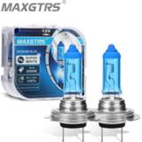 👉 Hoofdlamp wit blauw 2x Super White 100W H1 H4 H7 H8 H11 9005 HB3 9006 HB4 H27 880 881 HeadLight Lamp 5000K Xtreme Blue 12V Car Halogen Light Bulb