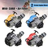 👉 Bike 49cc 2 Stroke Mototcycle Complete Engine Motor With Air Filter Carburetor Mini Dirt ATV Quad