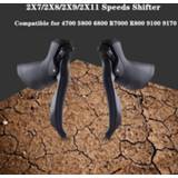 👉 Bike SENSAH Road Shifters 2×8/2×9/2x11 7 2X10 Speed Lever Brake Bicycle Derailleur Groupset Compatible for 5800 6800 R8000 4700